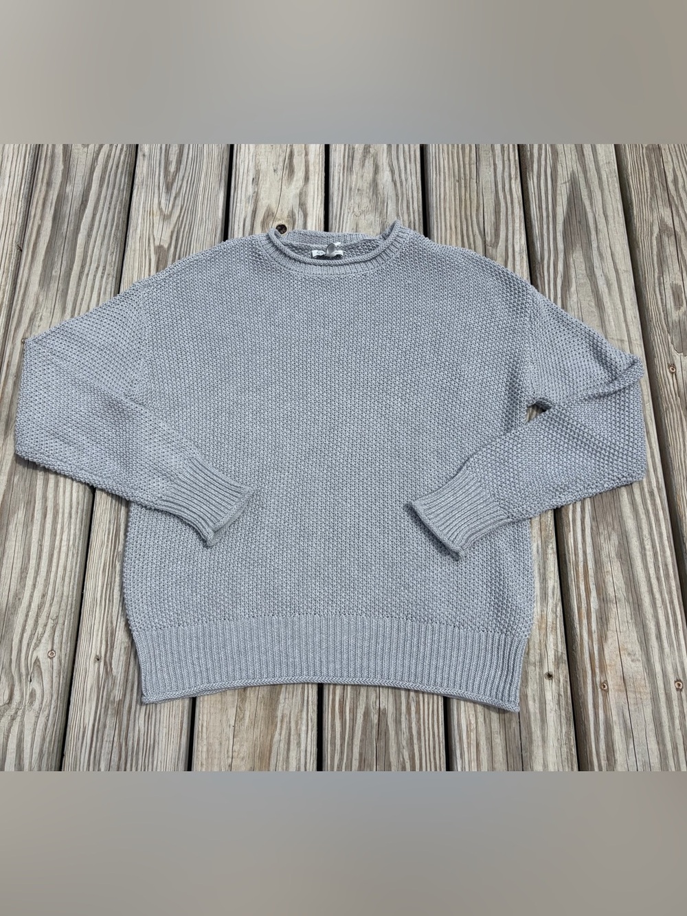 Jessica Simpson Women's Long Sleeve Roll Neck Sweater Classic Size L Chunky Knit